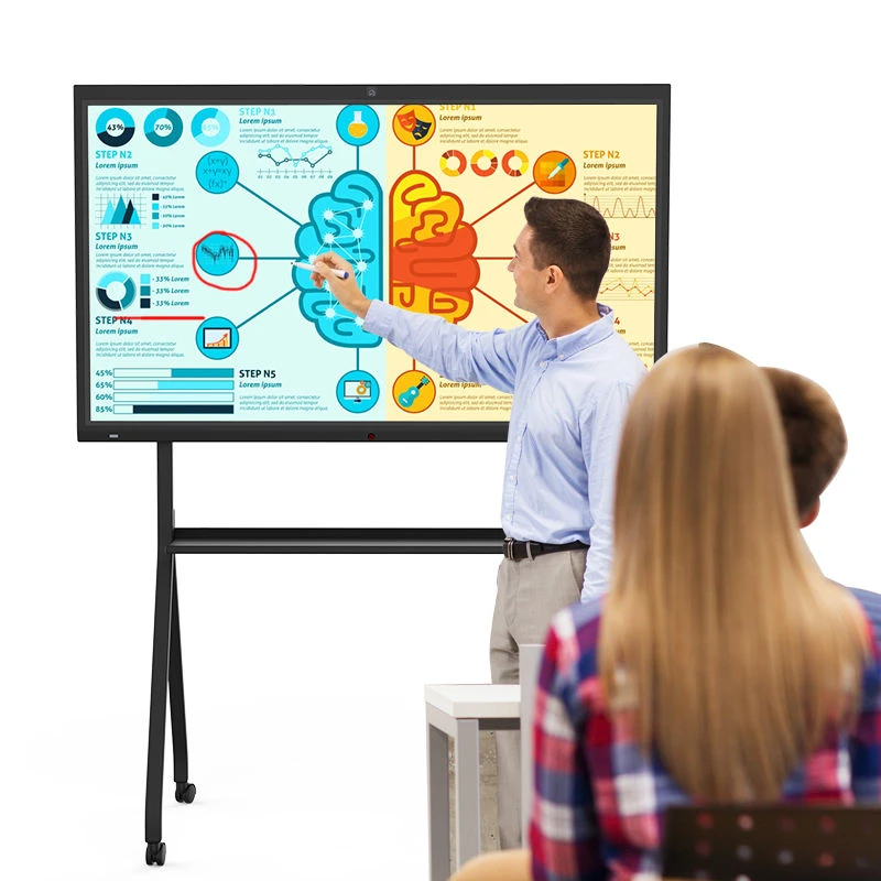 China cheap prices 65 inch smart board interactive whiteboard no projector portable touch screen smart interactive whiteboard