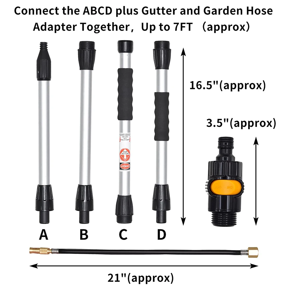 Ground Gutter Cleaning Tools 180cm Rain Gutter Cleaners