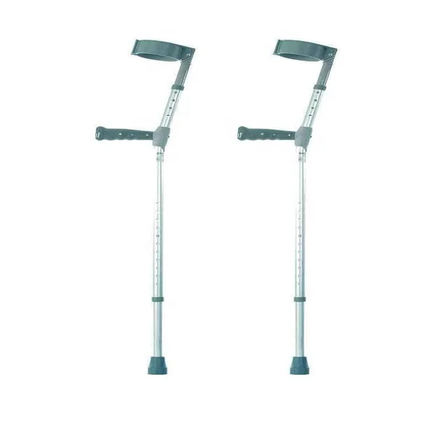 Comfortable adjustable aluminum forearm walking Ultra-light elbow crutches for elderly