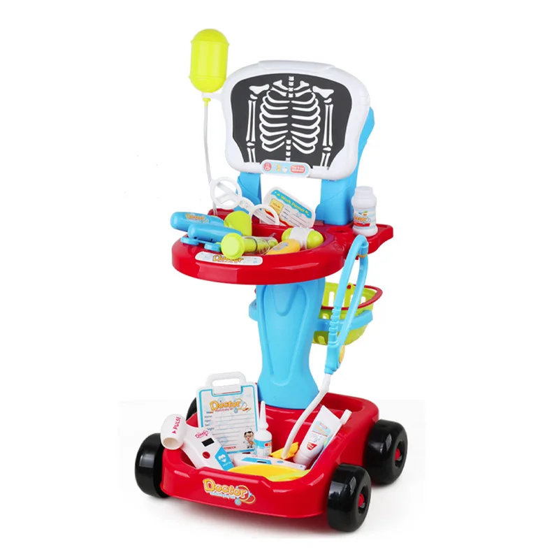 
Набор докторских дошкольных медицинских игрушек, экологически чистый Детский комплект докторских игр с подсветкой 