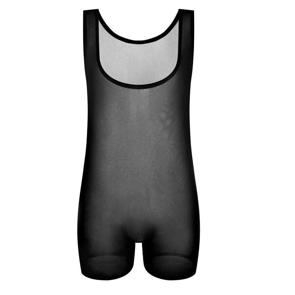 Wholesale Breathable Soft Men Bodysuit Hgh Quality Cotton Bamboo Fabric Men Underwear Sexy Bodysuit For Men