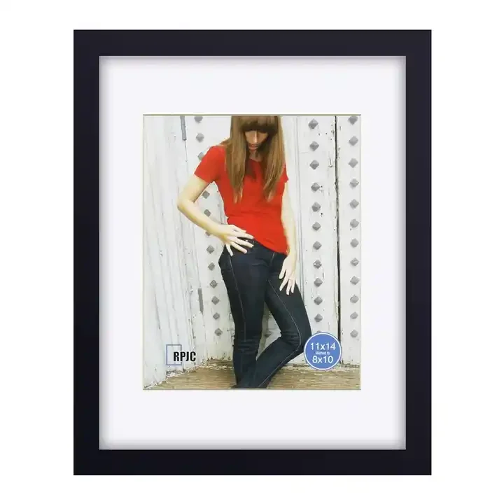 wholesale Hot Sale 5X7 8X10 11X14 12X16 16X20  custom color decorative photo frame popular set picture frame