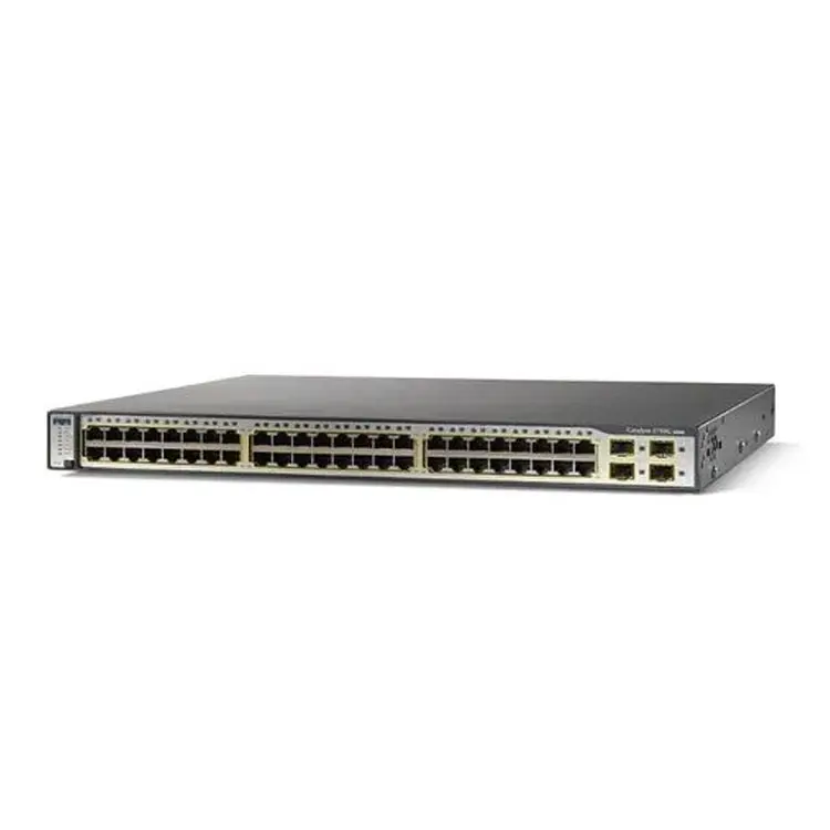 24 x 10/100/1000 (PoE) + 4 x SFP Gigabit Ethernet WS-C3750G-24PS-E