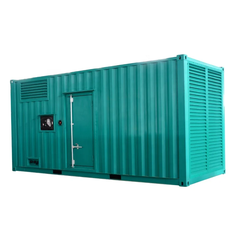 Industry diesel generator with MTU 12V4000G63 engine 1800kva silent container type electric plant price