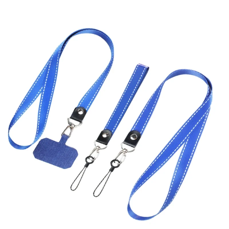 New Other Universal Phone Case Cover Rope Cord Neck Cell Mobile Wrist Custom Nylon Patch Polyester Phone Strap Lanyard