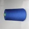 Dyed yarn barrel knitting machine to sample custom hosiery ring spinning hot selling color yarn    blue cotton yarn 32S