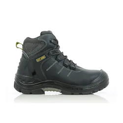 Safety shoes Power2 Safety Boots Work Shoes Black Waterproof Leather Work Boots Steel Toe Safety Shoes
