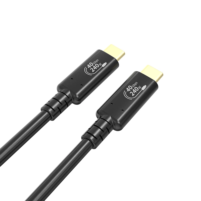 JCE usb4 gen3 240w 5a 40gbps ERP gold-plated charging cable type-c data cable usb4