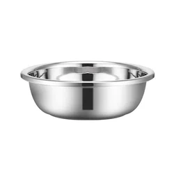 Cheap Kitchen Utensil Soup Metal Deep Basin Rice Bowl Various Sizes Stainless Steel Wash Basin