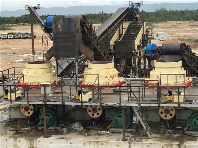 
Symons cone crusher S240 standard with 350-600tons per hour high performance 