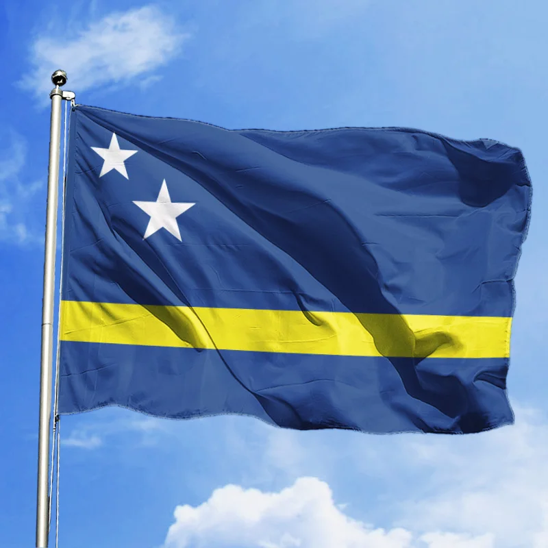 Custom logo french national flag cow boy party hat hot selling 3x5ft large digital printing polyester national azerbaijan flag