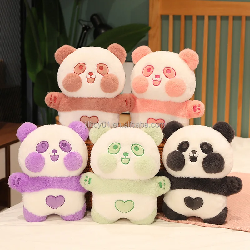 38cm cute custom anime kpop girl panda plush soft toy dolls pillows no minimum