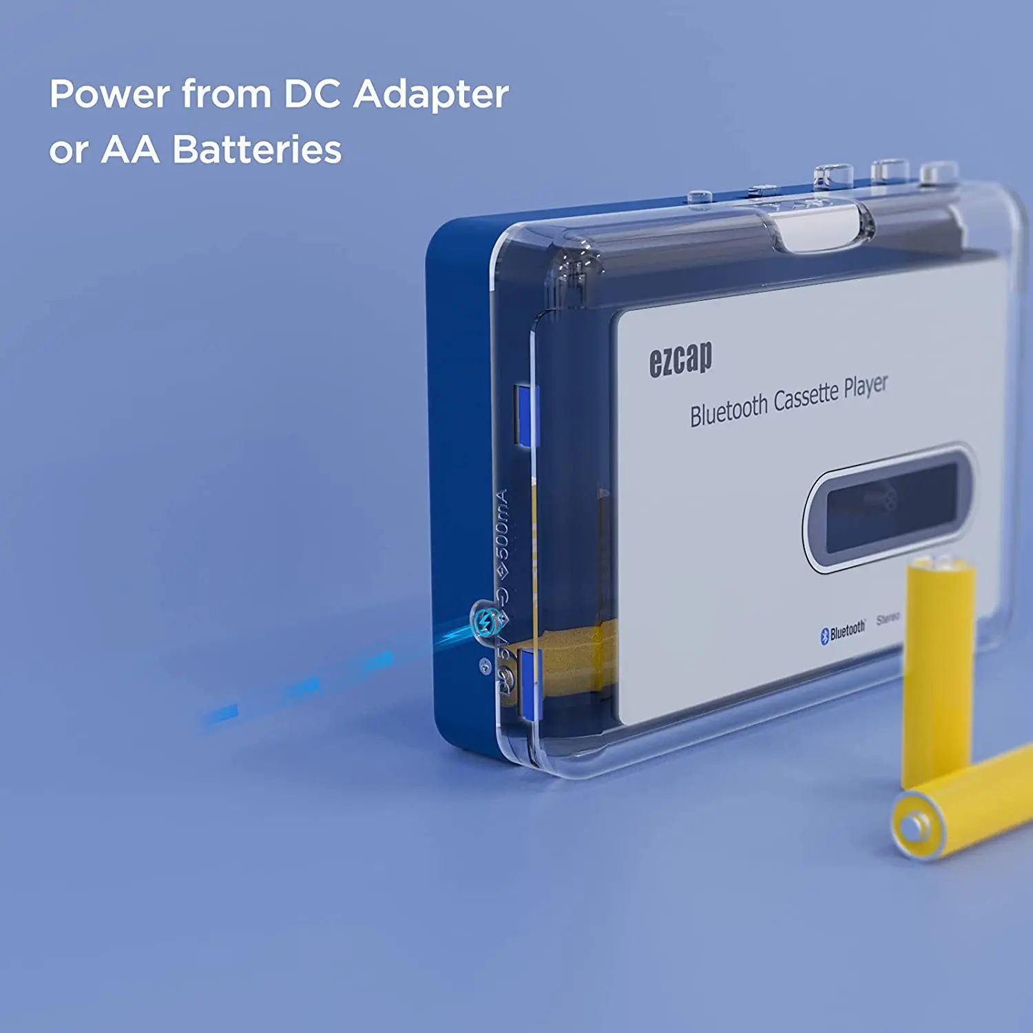 
USB Power/ AA Battery Power Cassette Player 