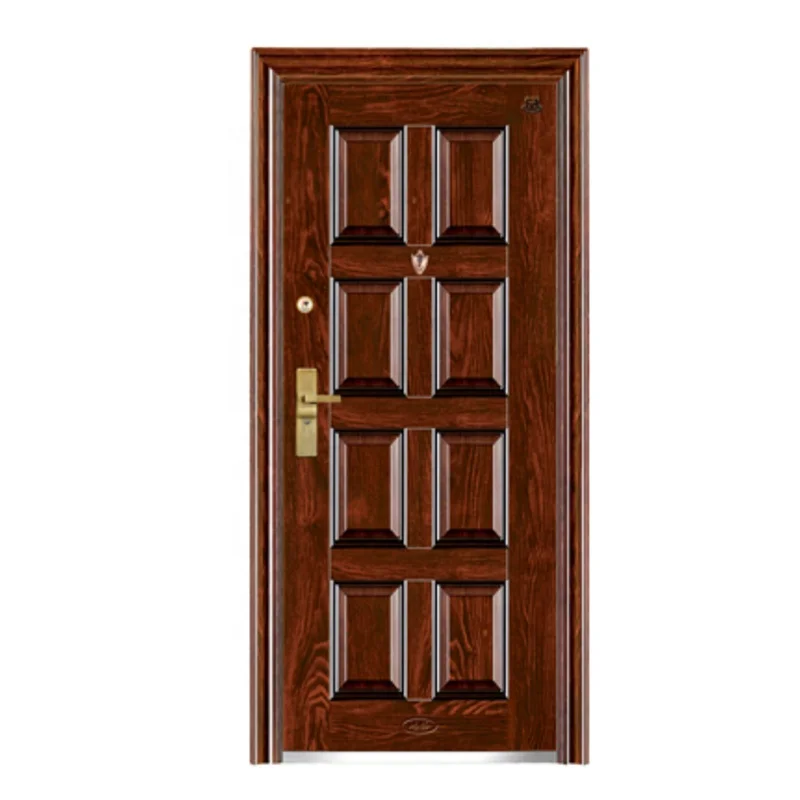 Good quality sound insulation exterior security entry steel main door