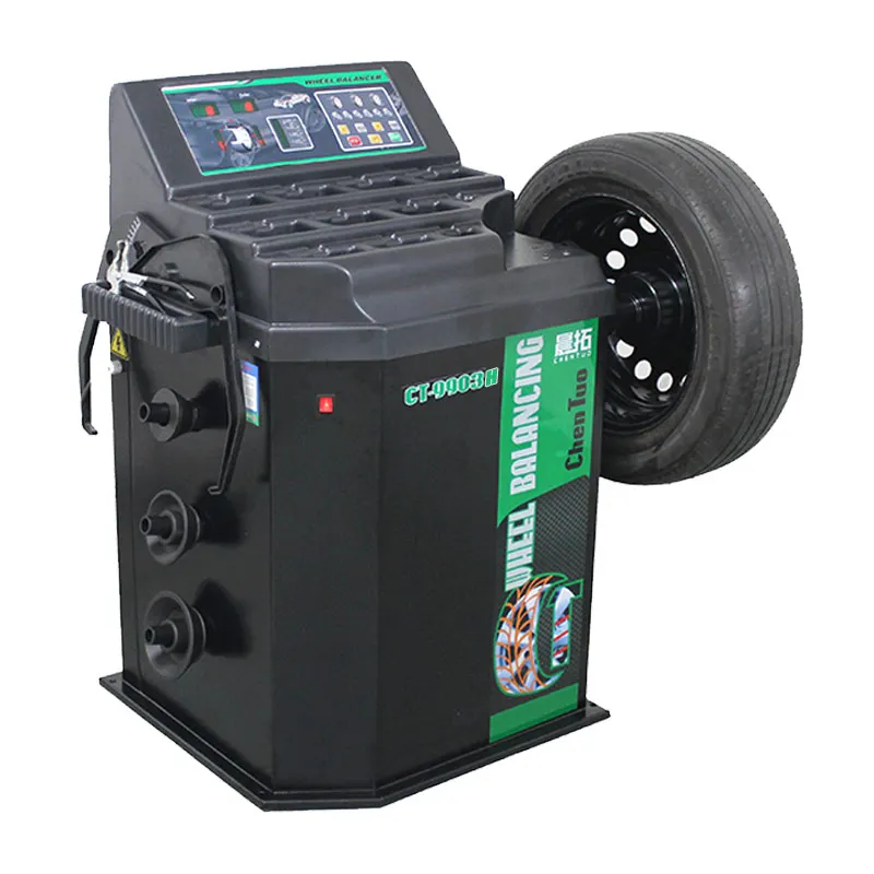 Automatic Tire Balancing Machine Equipment in Car Workshop Wheel Balancing Machine