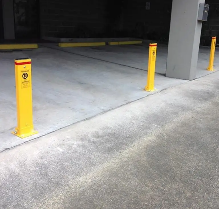 Padlock Fold Down Parking Bollard Parking Post Parking Lock