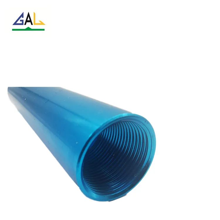 High quality colored long 7075 aluminum tubing alloy seamless aluminum round tube
