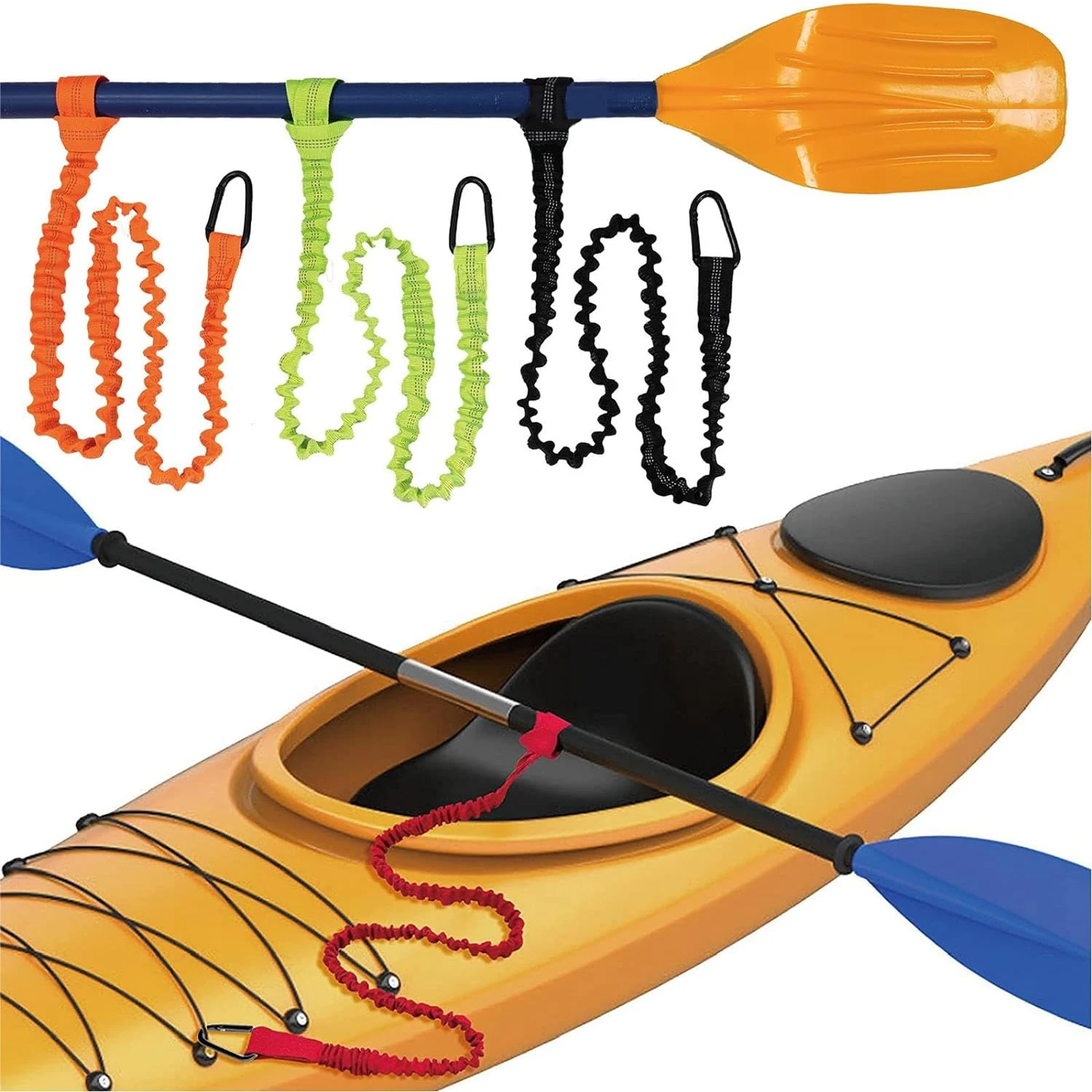 Wholesale Kayak Canoe Rope Tie Oars Are Protected From Losing Line Drop Security Protection Loose Assault Boat Leg Rope
