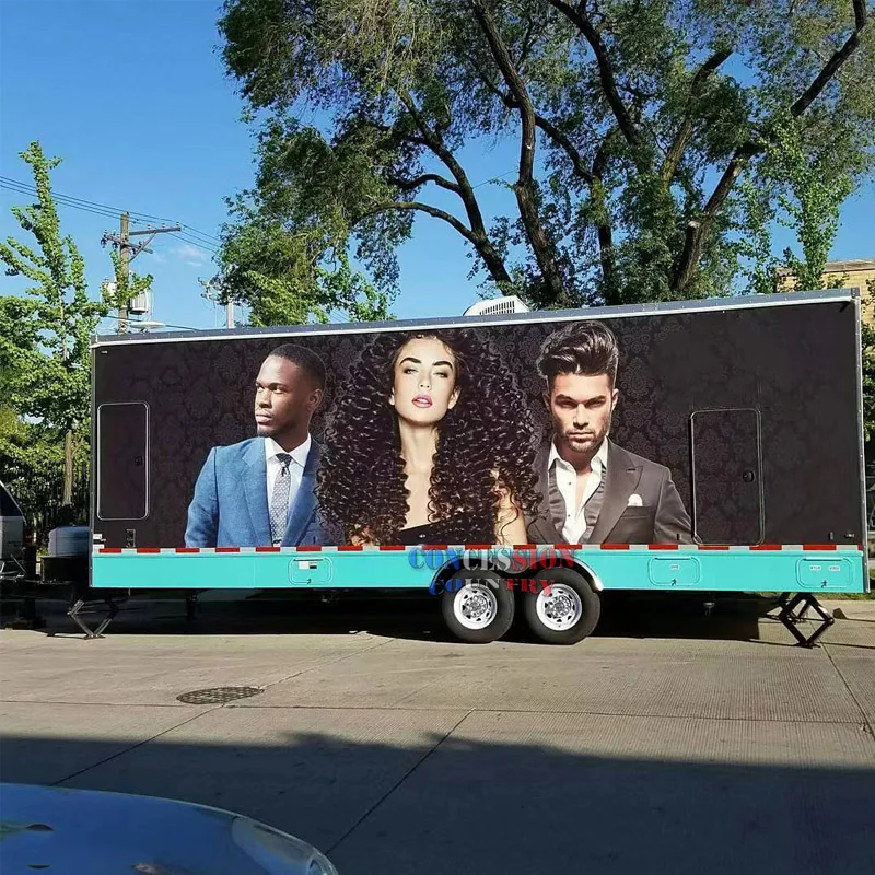 Best Sale Custom Big Hair Salon Trailer Multi-functional Mobile Barber Shop Trailer Beauty Salon Trailer