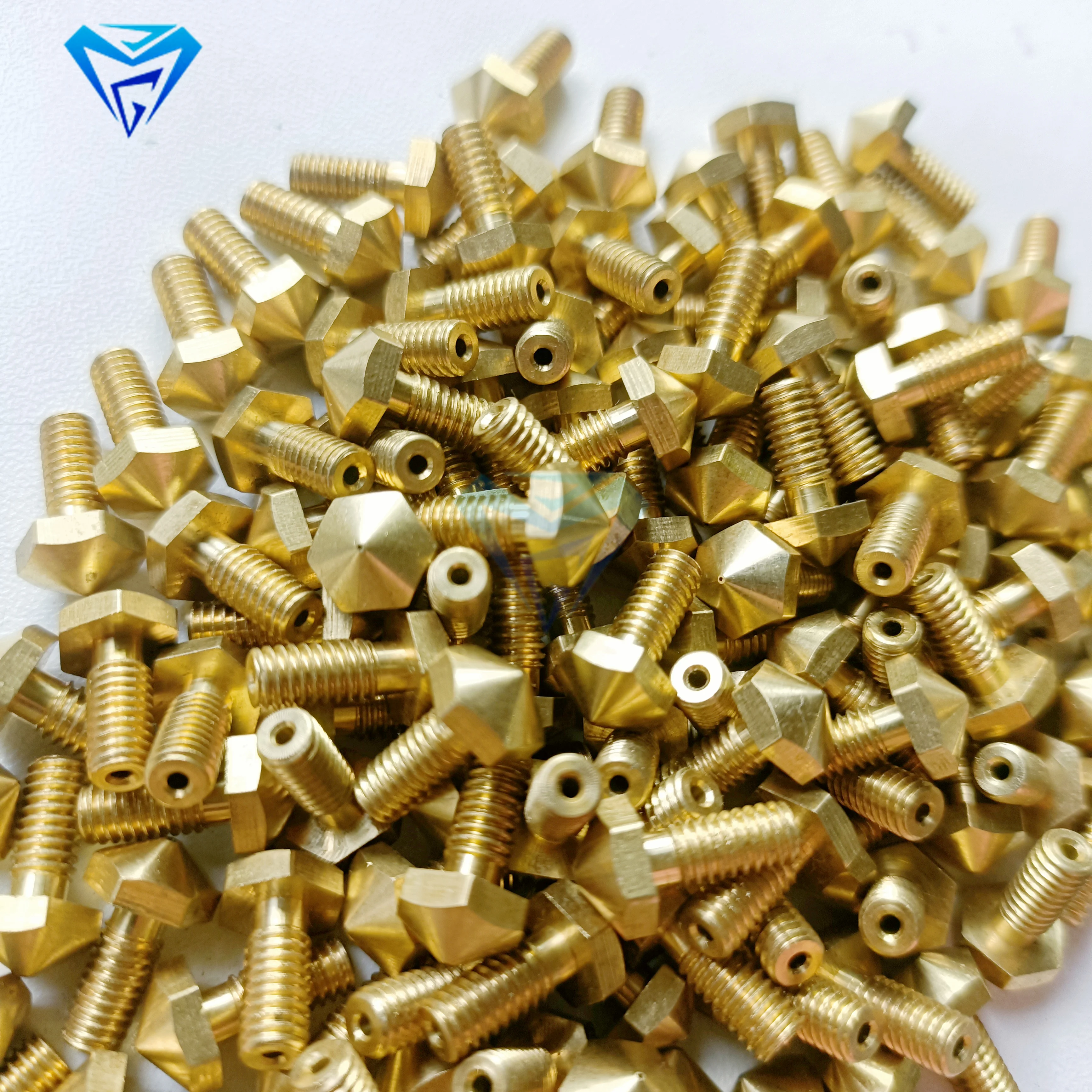 Extruder pointed the nozzle 3 d printers MK8 nozzle 0.2/0.3/04/0.5/0.6/0.8/1.0 mm