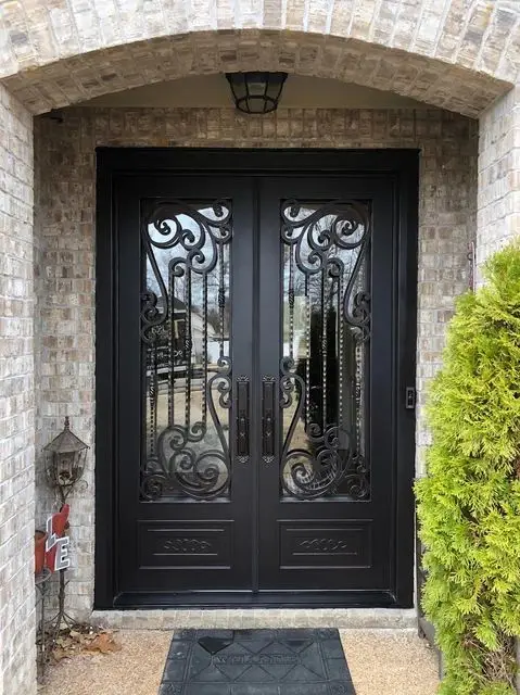 indian good cheap new wrought iron grill window doors designs