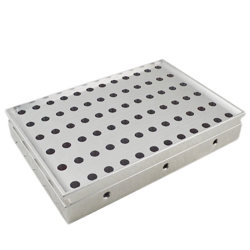 Manual Maker 72 Cavities Metal Alloy Waterdrop Lipstick Mold Cup Size 12.1mm 12.7mm