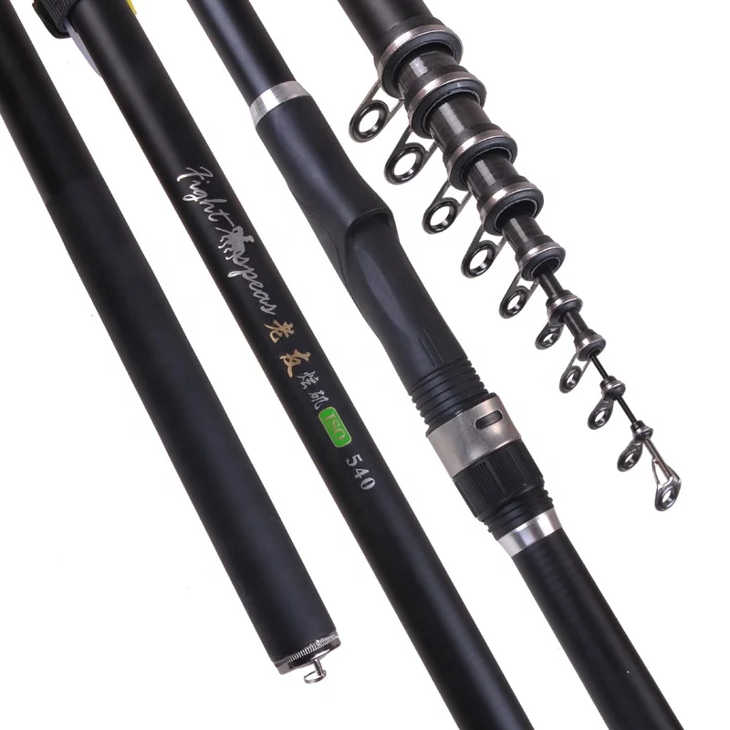 New Portable5.4m 6.3m 7.2m Carp Rod Telescopic Carbon Fiber Fishing Rod Fishing Spinning Rod