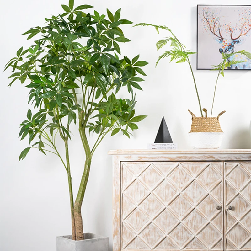 Artificial Pachira Aquatica Plant Guiana Chestnut Tree