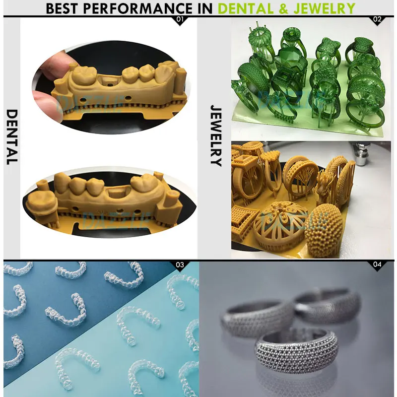 Dazzle D100 96*54*150mm Automatic Huge Professional Large Industrial Resin SLA 3D Printer Digital printer