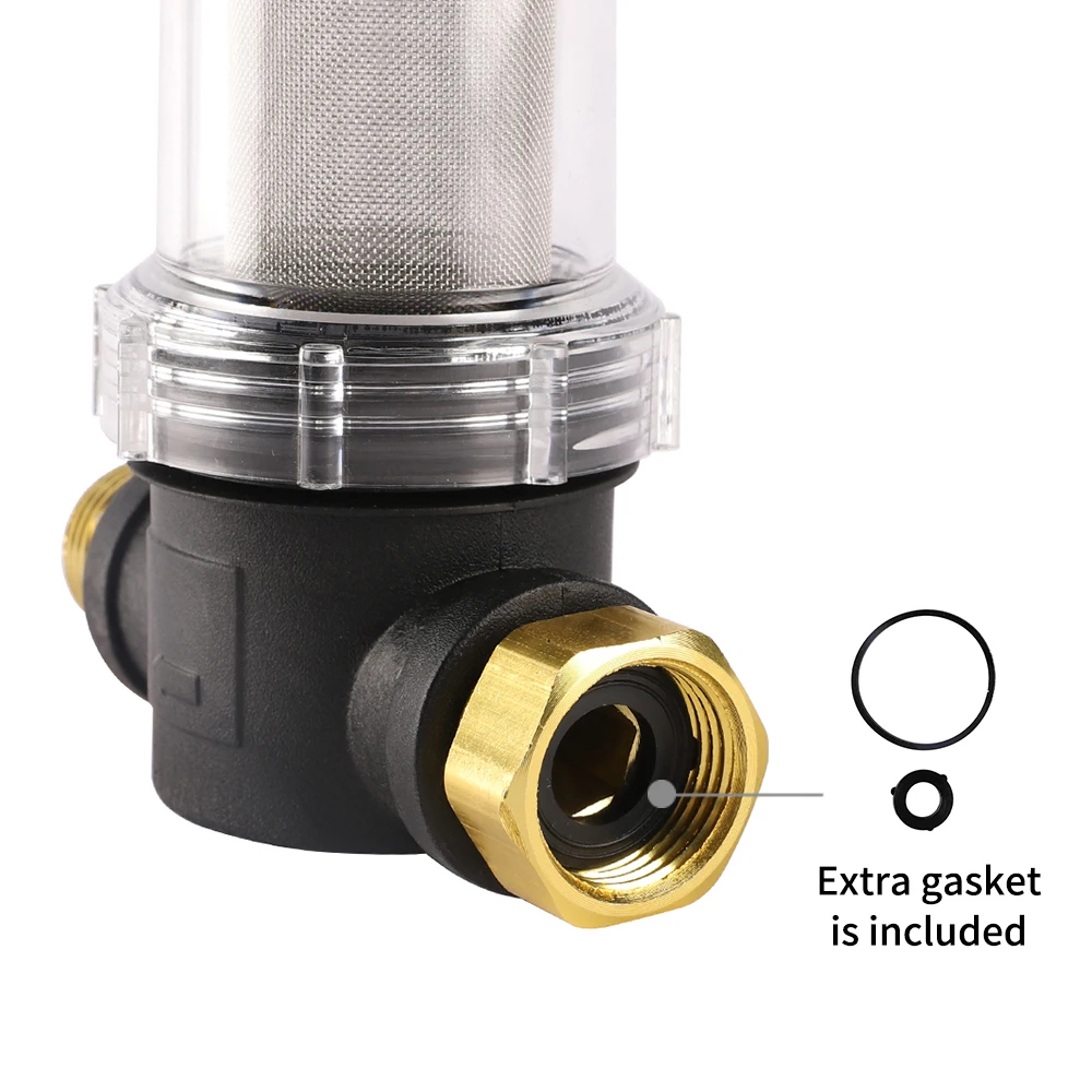 100 Mesh Attachment Pressure Washer Outdoor Gardening Inlet housing water cartridge sediment filter
