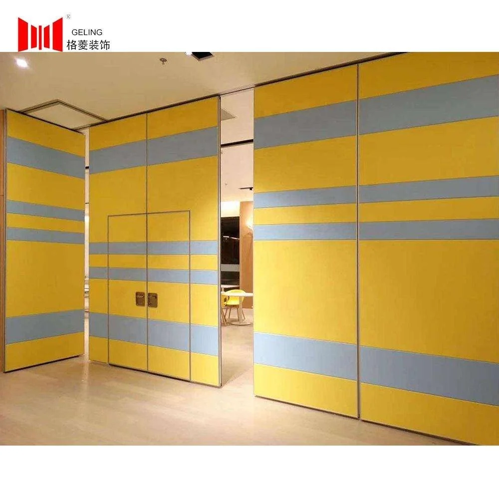 Customized fabric surface aluminum frame movable folding training room partition wall for office or hall