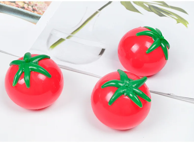 
Handheld Magic Toy Tomatoes Throw On Ground Recoverable Toy Decompression Pressure Release Toy Set Vulnerable Splat Ball 