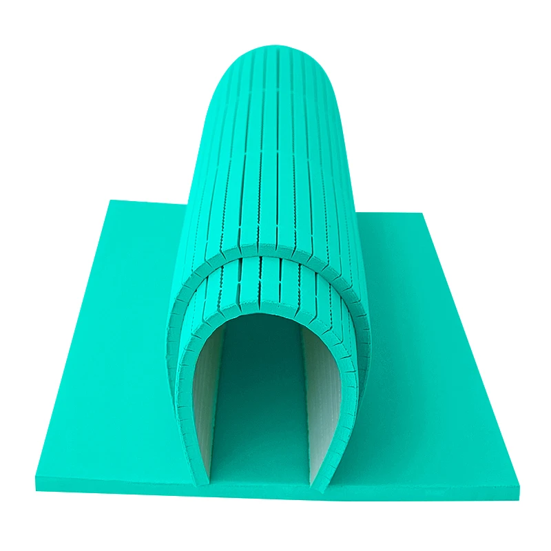 45 Degrees Super Elasticity Cyan Color Die Cutting Elastic Pad reusable Slice Foam-rubber Cushion Cellular Rubber