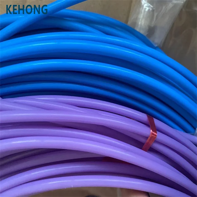 KEHONG Blue purple FEP Heat Shrink Tube high temperature medical grade colorful and clear FEP tube