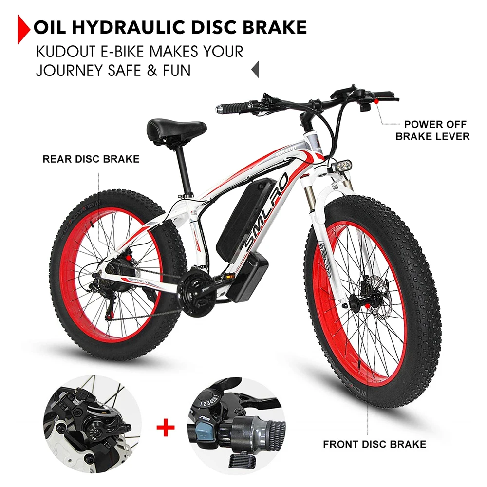 Fastest In The World Electric City Bike 26 Inch 500W Electric Mountain Bike Aluminum Alloy Frame Full Shock Absorber