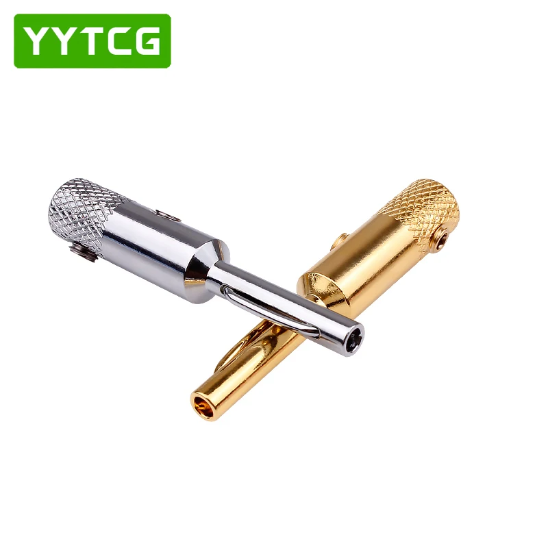 Gold Plated Frozen Banana Head Audio Banana Plug Speaker Speaker Plug