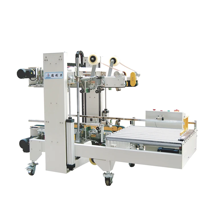 DPH-50 полностью автоматическая машина запечатывания коробки 4 угла, упаковочная машина герметик