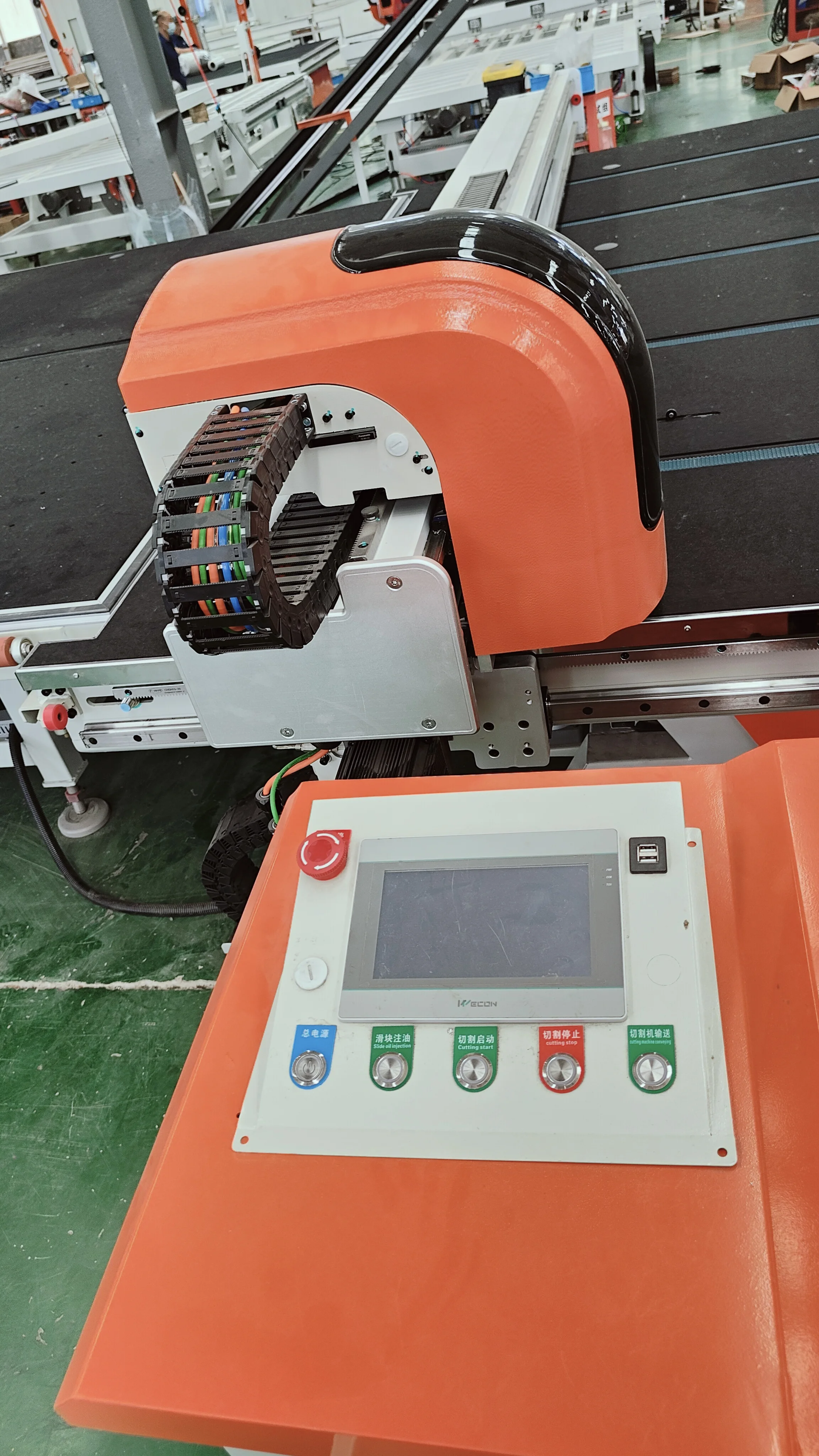 Shandong Jinan factory hot selling European popular wide 6133 CNC glass cutting machine with CE certification