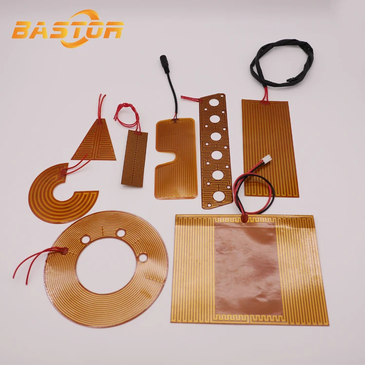 3,7 в, 5 В, 12 В, 24 В, 36 В, 48 В, 110 В, 220 В, клейкая рифленая фольга, гибкая полиимидная толстая пленка, нагревательный элемент