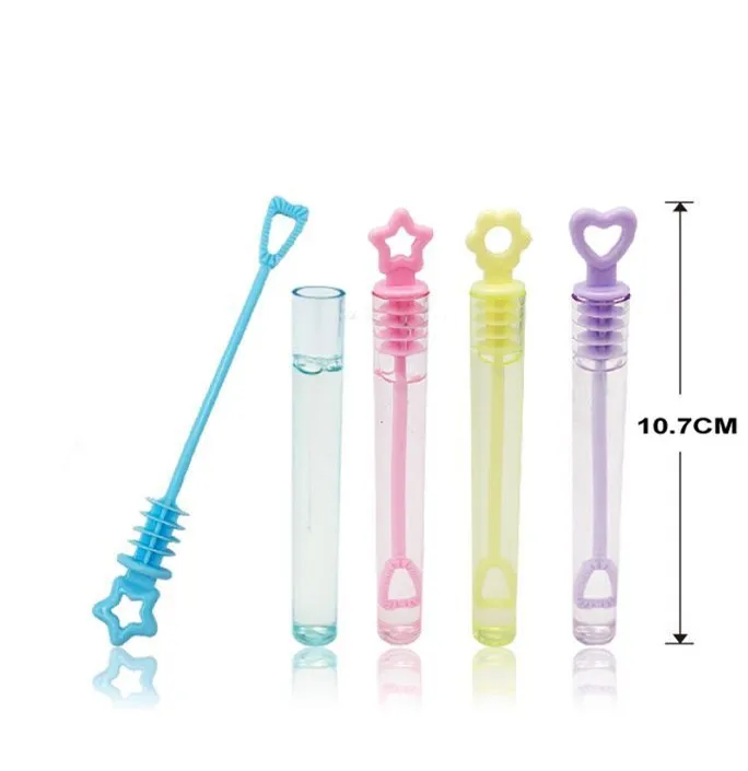 Outdoor bubble toys mini colorful bubbles blowing water stick bubble bottle toys