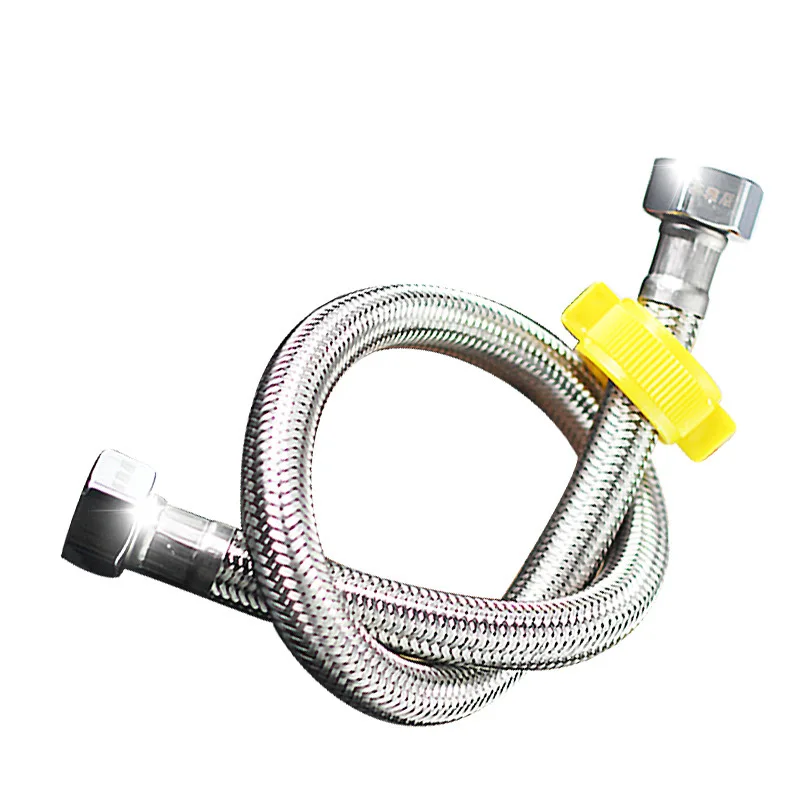 Bathroom 30CM-1 Meter Custom Stainless Steel Water Inlet Hose PVC Braided Toilet Water Heater Flexible for Kitchen Bathroom Use