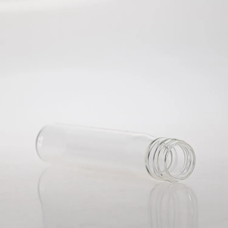 Glass Tube Clear Liquor Wine Bottles For Drinking