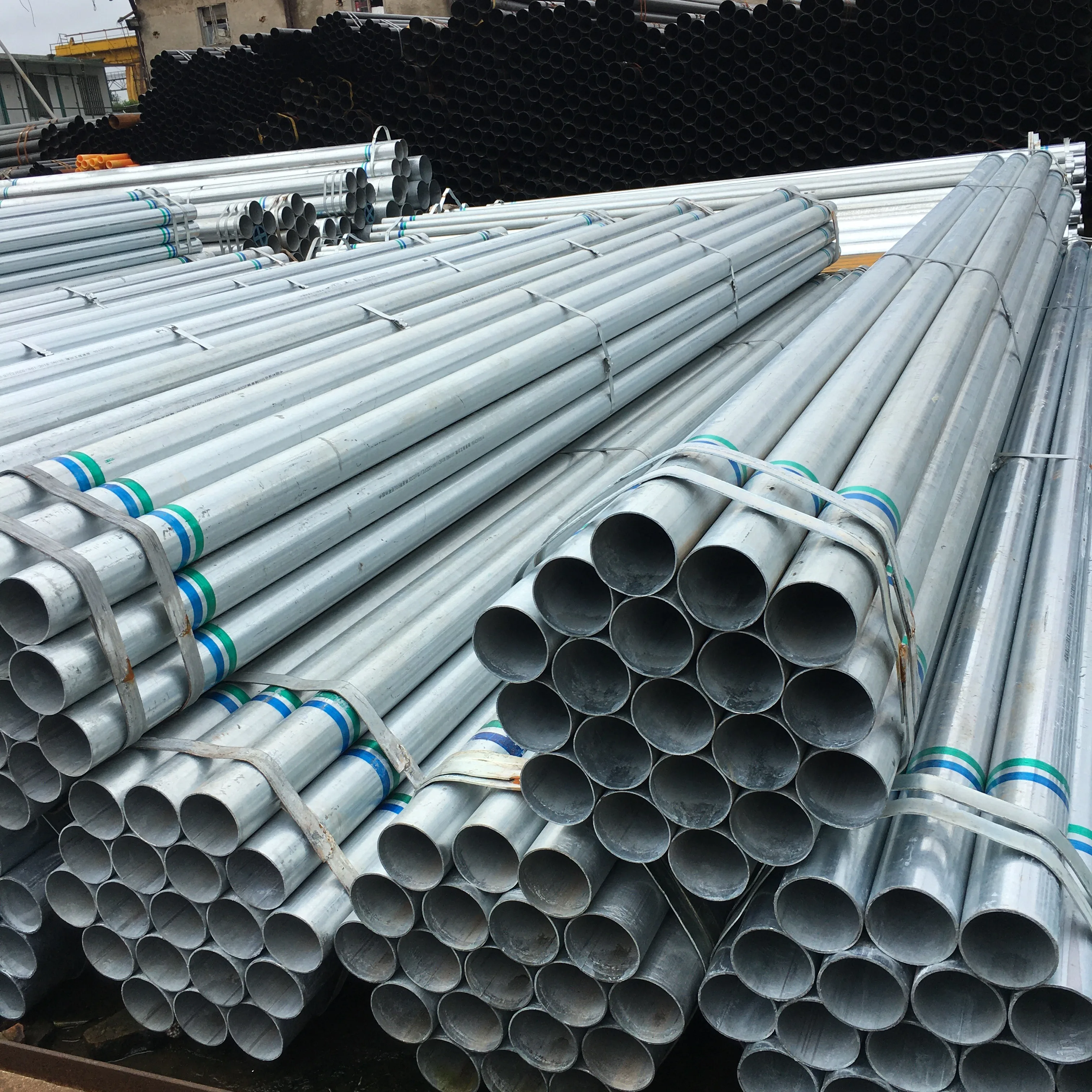 Very good price to sell Galvanized Steel Pipe and tubing 3/4' 1/2' 3/8' 6' Q235 Q345 A36 Q195 galvan steel tubular