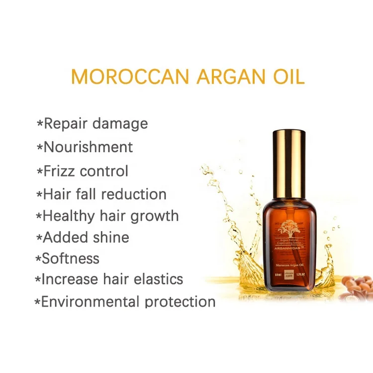 Arganmidas Organic Morocco Argan Oil Pure Hair Oil for frizz hair
