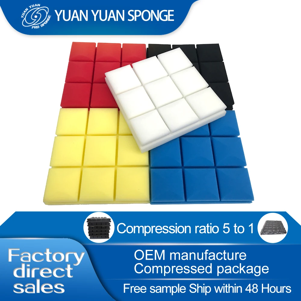 Widely Usage Hot Selling Soundproof Material Acoustic Foam Mushroom Shape PU Sponge Sound Insulation Foam