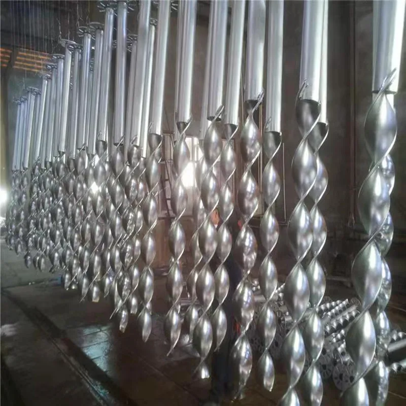 Direct selling high quality Spiral Ground Screw Pile for Construction Foundation
