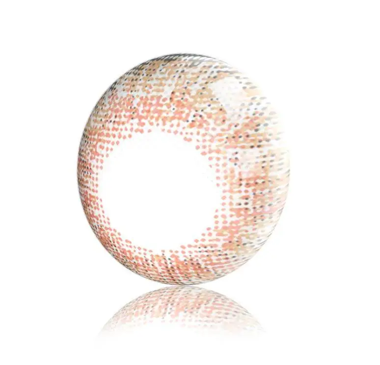 Wholesale Three Tone Honey Qf01 Contacts Lens Yearly Soft Natural Colored Eyes Lenses De Contact