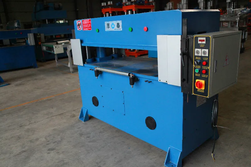 Hydraulic cut leather strip die cutting machine