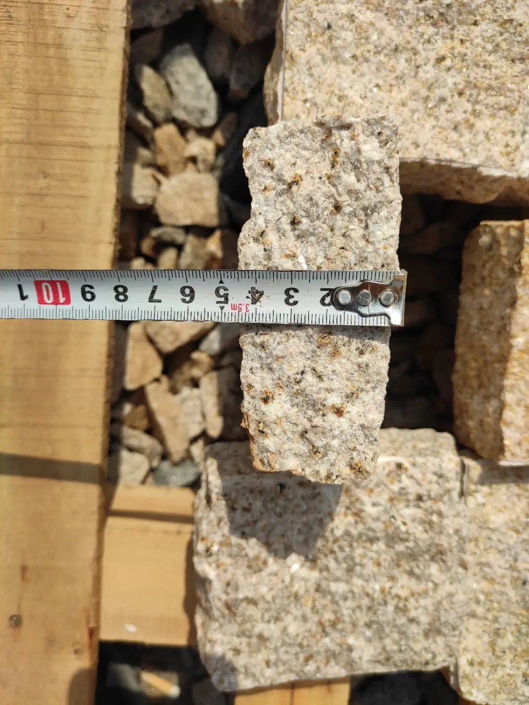  Камень для мощения g682 Раздельный камень из гранита 100x100x30-50