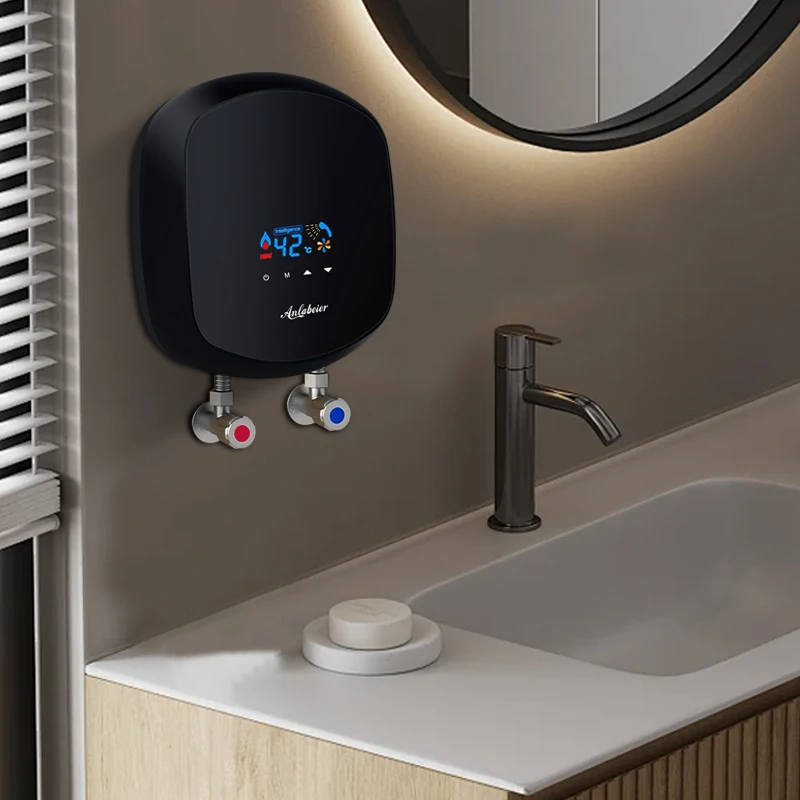 calentador de agua para ducharse 220v portable 5500w electric hot water heater electric geyser electric